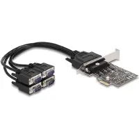 DeLOCK PCI Express Karte zu 4 x Seriell RS-232