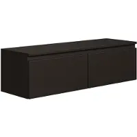 Selsey Bemmi - TV-Hängeboard, Schwarz, 100 cm