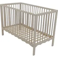 MamaLoes Luno Wave Beige 60 x 120 cm Babybettdecke