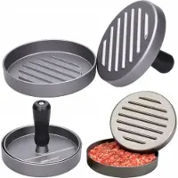 KINGHOFF Hamburgerform | Grillkotelettpresse | Presse Mit 12 Cm Durchmesser