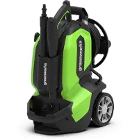 Greenworks Hochdruckreiniger G50 145 Bar 2200W mit Schlauchtrommel und Teleskopgriff