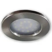C-Light Flaches LED Leuchten 3er Set 230V alu gebürstet 9252 - 2W neutralweiss