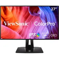 Viewsonic VP2768A-4K, 68,6 cm (27"), 3840 x 2160 Pixel, 4K Ultra HD, LED, 6 ms, Schwarz