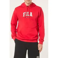 FILA Roter Baumwoll-Herren-Hoodie