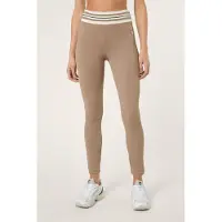 FILA Bientina Heritage Tape Active Leggings Pine Bark Größe: XS | Sport-Leggings Outlet | Damen