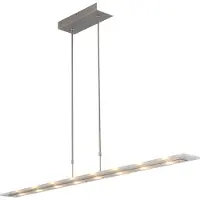 Masterlight Pendelleuchte Vigo 1-flammig Glas Transparent 130x10cm