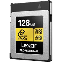 Lexar Professional GOLD CFexpress 4.0 Type B R3600/W3300 MB/s – 128GB