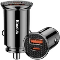 Baseus AB30BK, Auto, Zigarettenanzünder, 12 V, 5 A, Schwarz