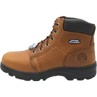 SKECHERS Herren Workshire Kampfstiefel, Black Embossed Leather, 42 EU