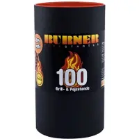 Burner The Original Firestarter - 100 Stück - Zündbeutel Feueranzünder – Ideal für Grillen & Kamin