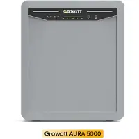 Growatt Powerness Balkonkraftwerk Speicher, 5 kWh Aura 5000 mit 2300W PV-Eingangsleistung IP66 für Balkonkraftwerk (0% MwSt)