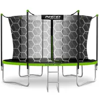Neo-Sport Gartentrampolin (404 cm) mit Innennetz und Leiter