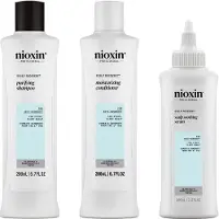 Nioxin Scalp Recovery System for Anti-Dandruff & Itchy Scalp Relief - Includes Shampoo, Conditioner and Serum