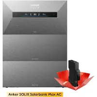 Anker PowernessBalkonkraftwerk Speicher 14 kWh , SOLIX Solarbank Max AC mit 2x BP7000 Erweiterungsakku, Plug & Play All-in-One Stromspeicher