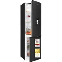 Exquisit Kühl-Gefrierkombination inoxlook-az | 251 l Nutzinhalt, Energieklasse C, 39 dB | No Frost, Automatik, elektronische Temperaturregelung, LED | KGC5265-70-NF-WS-040C inoxlook-az