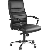 Topstar Chefsessel TD LUX 10, 8779A80 Leder schwarz, Gestell chrom