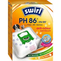 Swirl PH 86, Staubbeutel, Weiß, 4 Stück(e)