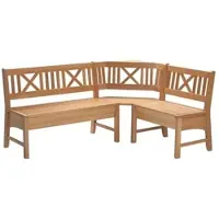 58 aufm Kessel ECKBANK Deborah 224 x 135 x 87 Massivholz Buche lackiert | Gr.: onesize