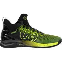 Kempa Hallen-Sport-Schuhe Attack Mid Unisex, Children 2008670_01 schwarz/fluo gelb 8