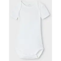 Name it Body "NBNBODY 3P SS SOLID WHITE 4 NOOS" Packung, 3