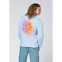 Chiemsee Langarmshirt mit Print in Spray-Optik