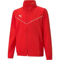 Puma Teamrise All Weather Jacket Jr red-white (01) 176