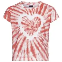 Kidsworld T-Shirt "Herz Batik" Kurzarm, gerade Passform, vielseitig gemustert