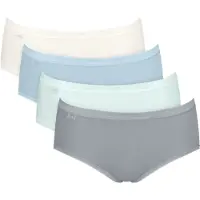 Sloggi Midislip "Basic+ Midi" 4er Pack, perfekter Sitz, besonders weiche Nähte, Multipack