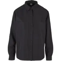 Urban Classics Langarmhemd "Damen Ladies Oversized Twill Shirt"