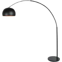 Steinhauer Schwarze Bogenlampe Globe Black