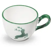 Sonstige Verlage Gmundner Keramik Grüner Hirsch Kaffeetasse Cup 0,19 Liter