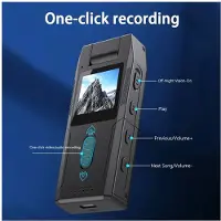 Zandona 1080P HD -Camcorder-Kamera Body-Recorder-Kamera Kleine 180 Weitwinkel-Drehbare Fahrradkamera Sport-DV-Auto-DVR