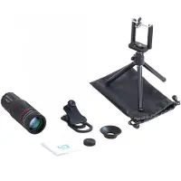Zandona APEXEL Universal 18X25 Monokular Zoom Hd Optische Handy Linse, Vermessung 18X Teleobjektiv Mit Stativ Für Smartphone