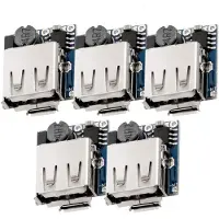 Zandona 5 X Powerbank Modul Laderegler TP5400 Mikro-USB und USB Anschluss