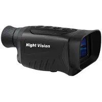 Zandona Digitales Nachtsichtmonokular, 40 MP, 2,5 K, Infrarot-Teleskop, 6-Fache Optische Vergrößerung, 8-Facher Digitalzoom, Schwarz