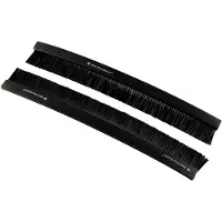 Logilink PN201B, Bürstenleiste, Schwarz