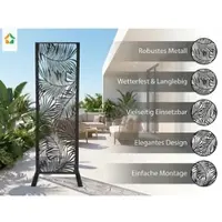 Prestige Home Living Indoor Dekorative Metallpaneel Metallsichtschutzwand - Auenland