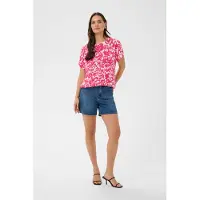 Kaffe Kurzarm-Bluse KAlokia Kurzarm-Bluse Relaxed fit