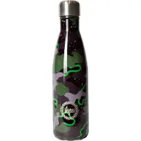 Hype 500 ml Thermosflasche | Grünes Camouflage Edelstahl isoliert auslaufsicher