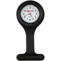 GIMA Krankenpflege, Krankenpflegeuhr Silikon, schwarz