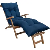 Bananair Kissen für Sonnenliege 185 x 60 x 15 cm Nachtblau