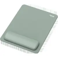 Fellowes Mauspad Breyta XL, mit Handgelenkauflage und Microban-Schutz, Gummi, L 280 x B 210 x H 17,5 mm, salbeigrün