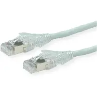 Secomp DÄTWYLER Patchkabel Cat.6A (Class EA) S/FTP, CU 7702 flex LSOH, AMP v2, gekreuzt, grau, 7,5 m