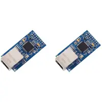 Typecat 2X CH9121 Ethernet-Netzwerkmodul mit Serieller Schnittstelle UART-zu-RJ45- 3,3 V 5 V STM32 TCP / IP-Netzwerkmodul