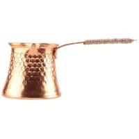Tlily TüRkische Kaffee Kanne Kaffee Maschine Mokka Kanne 3 Personen 200 ML Kupfer Handgefertigt Gute QualitäT Dekoratives Geschenk ZubehöR