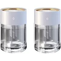 Typecat 2L Transparenter Luftbefeuchter mit großer Kapazität USB-Stummschaltung mit LED-Lampe Ultras