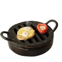 Typecat BBQ Incense Tray Unique Holder Burner Home Office Decorative, for Coil