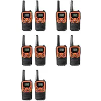 Kepptory 10Pcs Handheld Walkie Talkie Radio 22 Kanäle Set 10 Uhf 400-470 Mhz Dual Band Long Range Kommunikation Transceiver