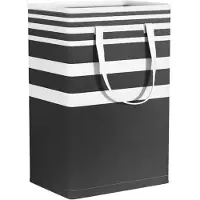 Tlily 75L WäSchekorb-Tasche, Wasserdichte WäScheköRbe, Zusammenklappbarer WäSchekorb mit VerläNgerten Griffen für Kleidung, Spielzeug, B