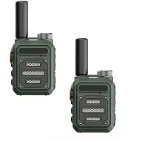 Kepptory 2 -Walkie-Talkies PMR 446 USB Tragbares Zwei-Wege-Funkgerät Dual-PTT Walkie-Talkies Tragbares Funkgerät 30W